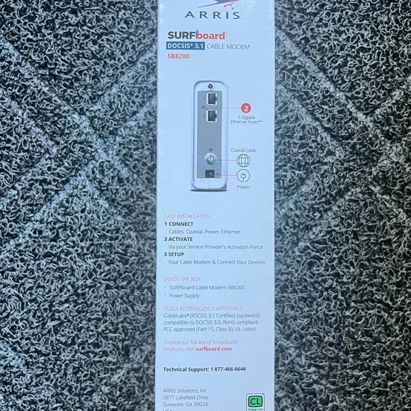 ARRIS SURFboard Cable Modem - White - Picture 7 of 7